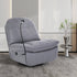 Electric Chair Recliner Swivel Lazy Sofa Armchair Lounge USB Charge Grey