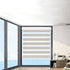 Blackout Zebra Roller Blind Curtains Double Window Sunshade 120x210 White