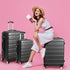 Luggage Suitcase Trolley 3Pcs set 20 24 28 Travel Packing Dark Grey