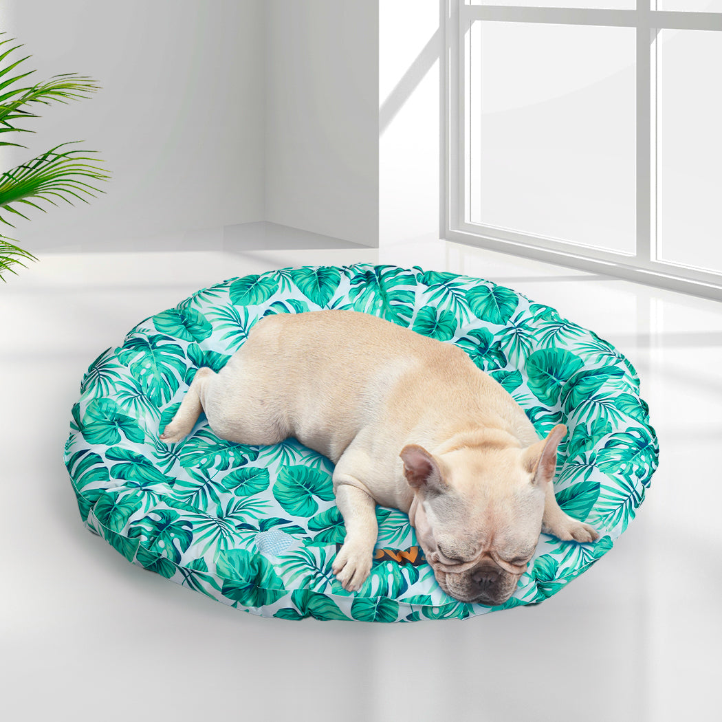 Pet Cool Gel Mat Cat Bed Dog Bolster Waterproof Self-cooling Pads Summer M