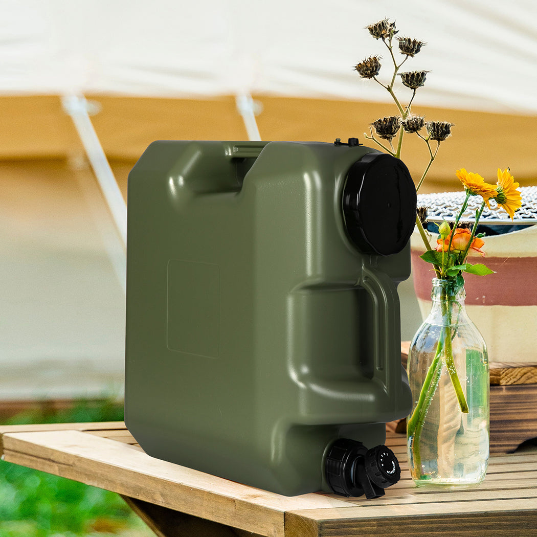 Water Container Jerry Can Bucket Camping Outdoor Storage Barrel 18L