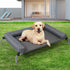 Elevated Pet Bed Dog Puppy Cat Trampoline Hammock Raised Heavy Duty Grey M