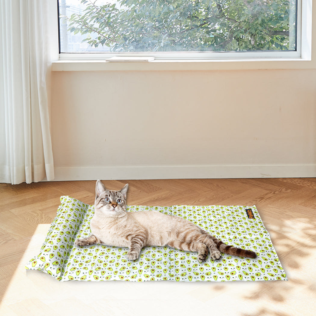 Pet Cooling Mat Cat Dog Gel Non-Toxic Bed Pillow Sofa Self-cool Summer S