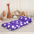 Foldable Mattress Kids Pillow Bed Cushion Sofa Chair Lazy Couch Purple M