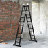 Multi Purpose Ladder Aluminium Folding Platform Extension Step 5.7M