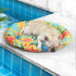 Pet Cool Gel Mat Cat Bed Dog Bolster Waterproof Self-cooling Pads Summer L