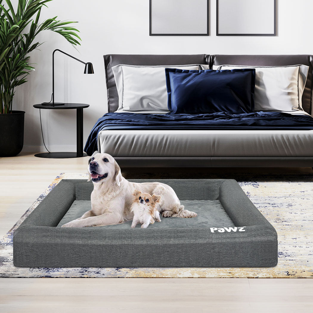 Memory Foam Pet Bed Calming Dog Cushion Orthopedic Washable Removable XXL