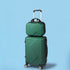 2pcs 20" Travel Luggage Set Baggage Carry On Suitcase Bag Green TSA