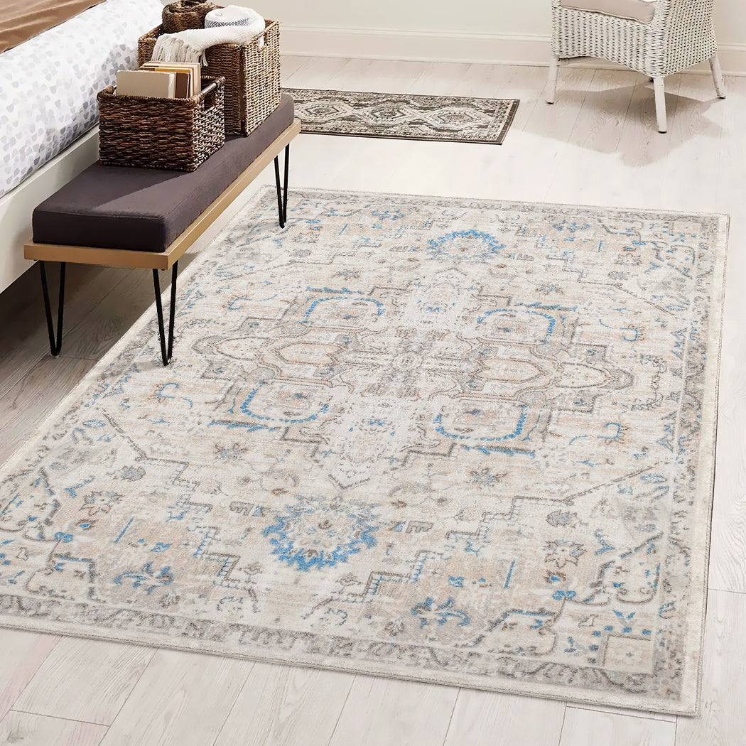 Floor Rug Area Rug Large Mat Carpet Short Pile Modern Mat 80X120cm