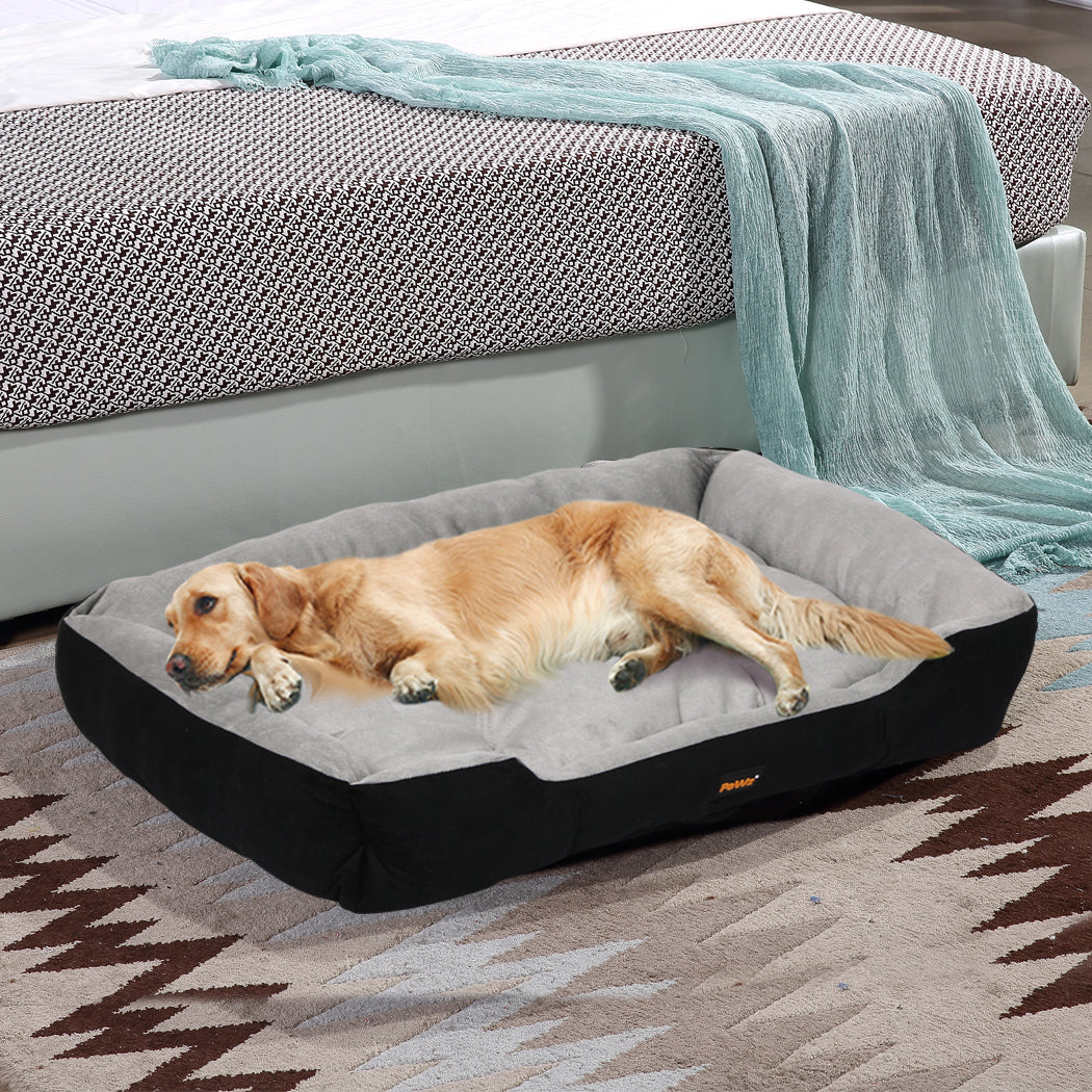 Pet Bed Dog Beds Bedding Mattress Mat Cushion Soft Pad Pads Mats XXL Black