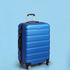 28" Luggage Suitcase Trolley Travel Packing Lock Hard Shell Blue